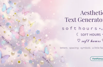 Aesthetic Text Generator, Recipe by Recipe: Fairycore to Y2K