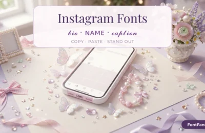 Instagram Fonts: Fancy Text for Your Bio, Name and Captions