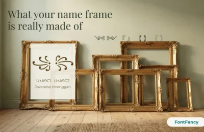 ๊ง๊ง Decoded: The Real Characters Behind Name Frames and Brackets