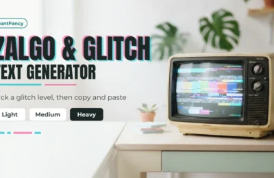 Glitch Your Name, Not the Page: A Zalgo Text Generator With 3 Levels